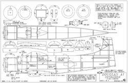 Douglas Skyraider - 19 in wingspan
