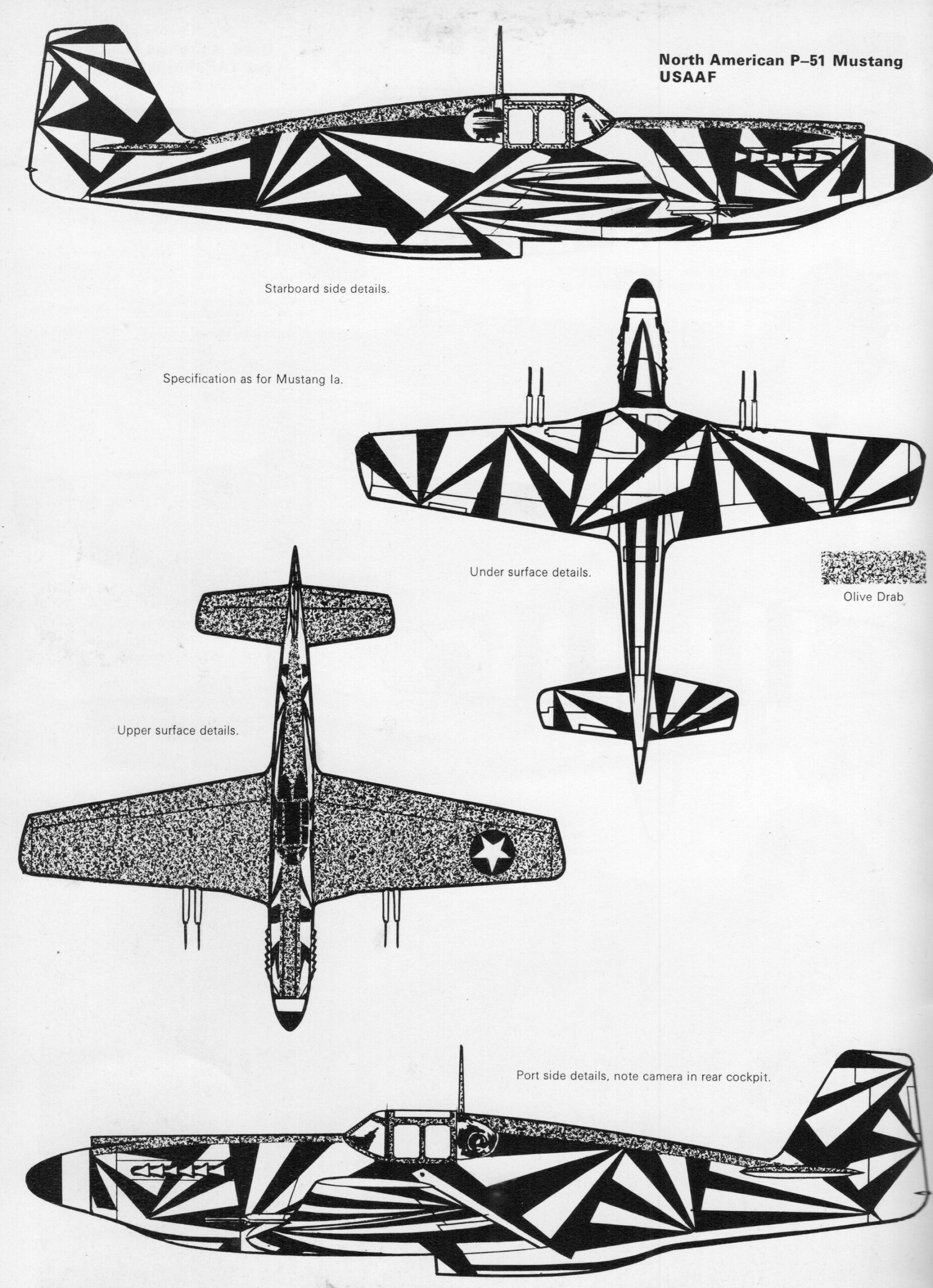 P-51B Mustang - 18.5 in wingspan - Image 5