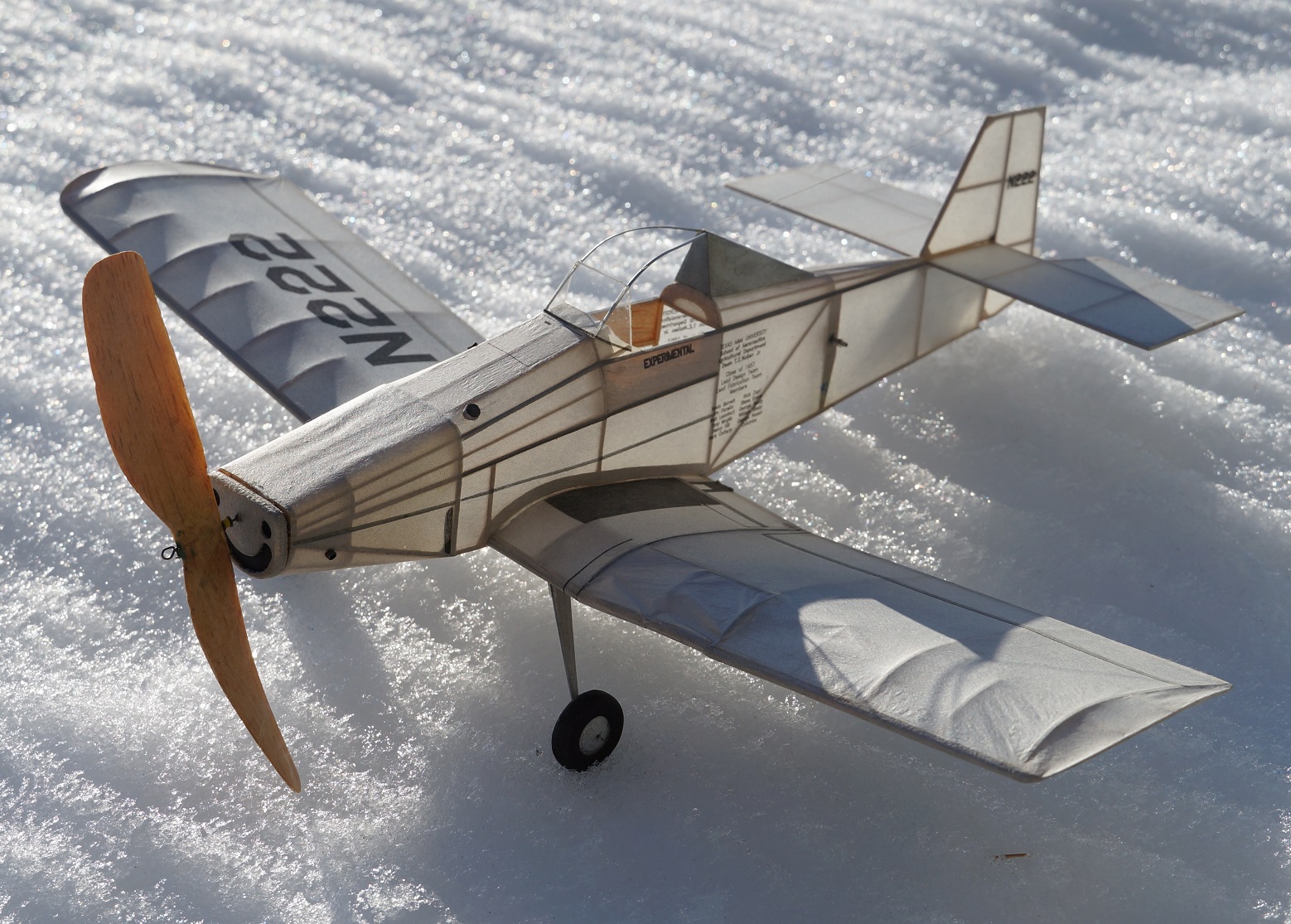 Texas A&M AG-1 Cropduster - 17in wingspan - Image 2