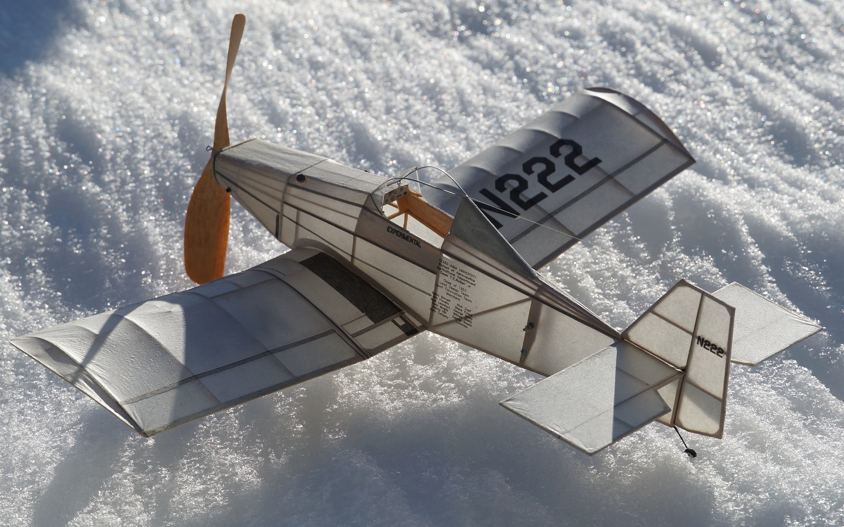 Texas A&M AG-1 Cropduster - 17in wingspan - Image 3