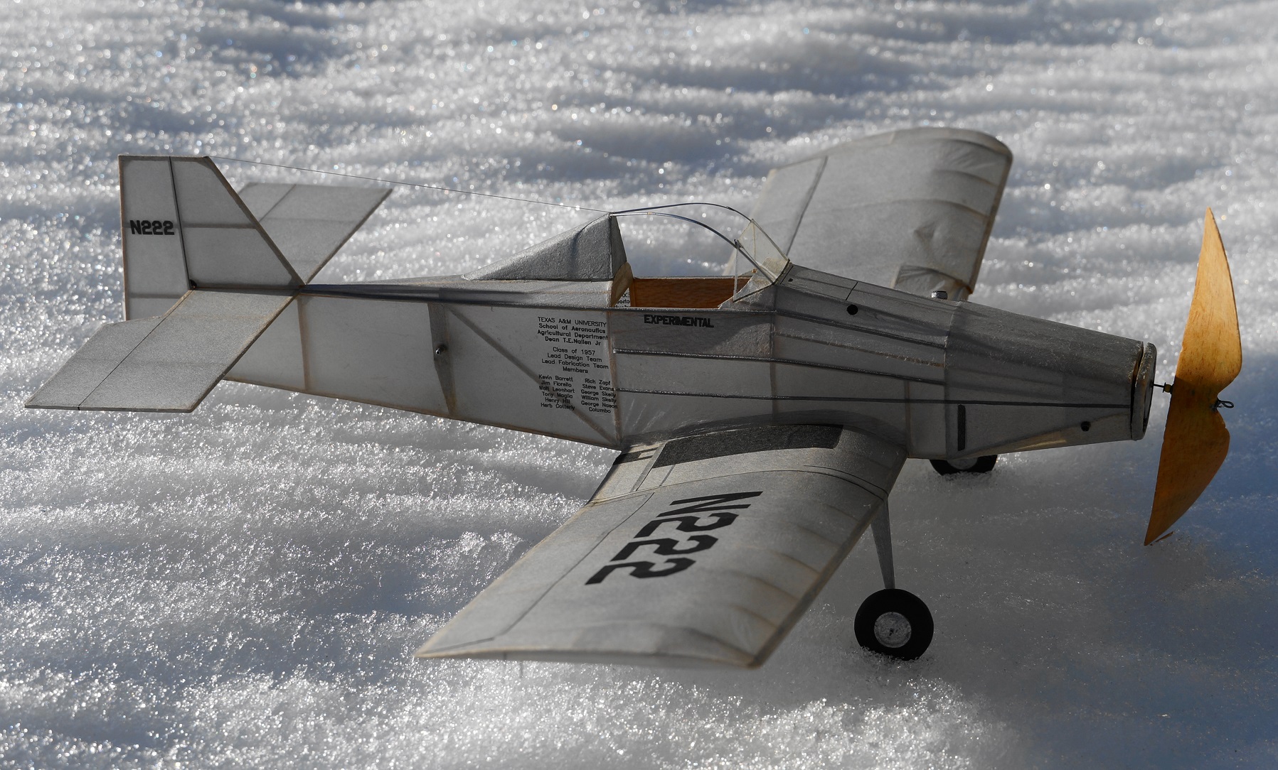 Texas A&M AG-1 Cropduster - 17in wingspan - Image 5